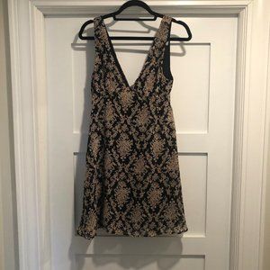 Love Sadie deep deep V mini dress, size M
